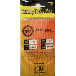 Haken geb. Teig  8 / 0,18� Inh.10 Stk. NEU 2016
