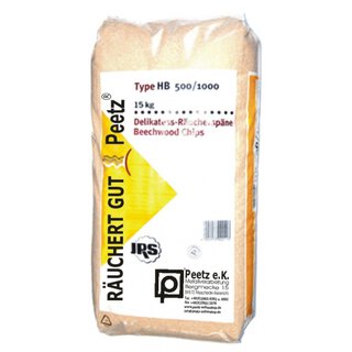 PEETZ R�uchermehl 15 kg-Sack