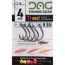 Angelhaken mit Tungstenperlen Gr�sse 4