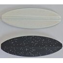 Durchlaufblinker 5 g schwarz-glitter / wei�
