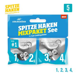 Spitze Haken Gr. 1,  Mixpaket See