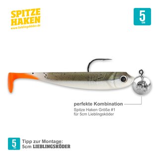 Spitze Haken Gr. 1,  Mixpaket See