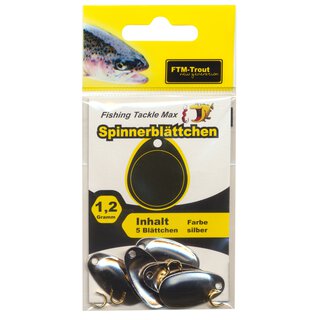 Spinnerbl�ttchen Silber 1,2 g