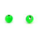 Tungsten Kopfperlen geschlitzt Fluo Gr�n 3,5 mm
