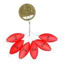 TM Piloten Oval Wei� 16x32 mm