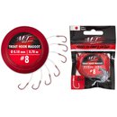 #8 Magic Trout Trout Hook Maggot silber �0,18mm 200cm 7St�ck