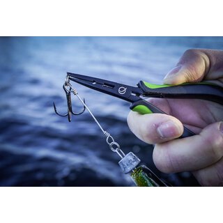 QUANTUM MR. PIKE SPRENGRINGZANGE 14 cm GR�N/SCHWARZ