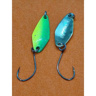 FTM Spoon Tremo 2,3 g Gr�n-Gelb-Glitter / Gold