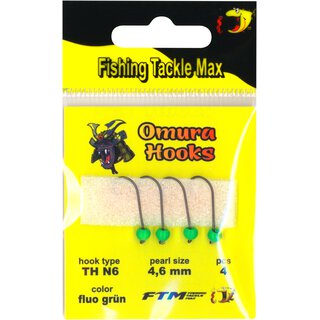 Omura Hook TH N6 fluo gr�n 4,8 mm 0,76