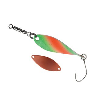 Rotor Spoon Slow Action 3,0  g orange gr�n kupfer