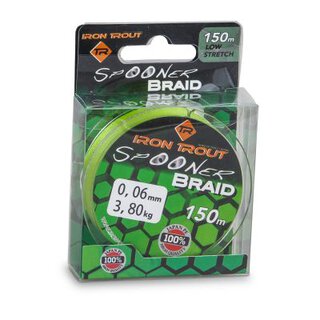 Iron Trout Spooner Braid 0,05 mm Green Tragkraft 2,70 Kg