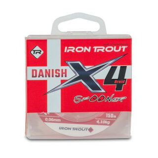 Iron Trout Danish X4 Spooner Braid 0,05 mmt 2,90 Kg